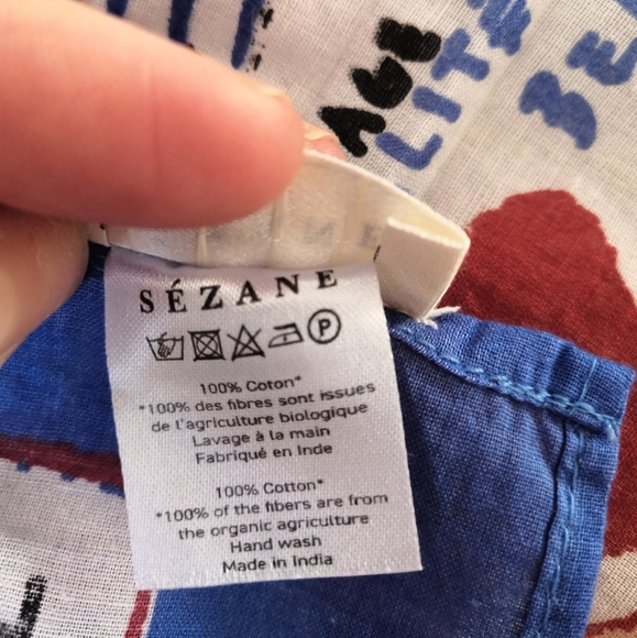 Sézane Paris cotton French Scarf Limited Edition - Picture 5 of 11